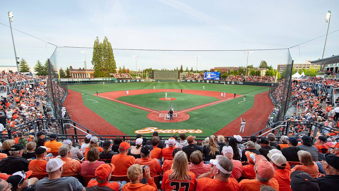 Oregon State plays against Tulane in the Corvallis Regional of the NCAA Tournament Friday, May 31, 2024, at Goss Stadium in Corvallis, Ore. Oregon State plays against Tulane in the Corvallis Regional of the NCAA Tournament Friday, May 31, 2024, at Goss Stadium in Corvallis, Ore.