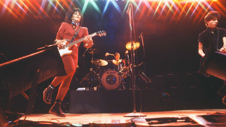 Joan Jett On Stage In Tokyo