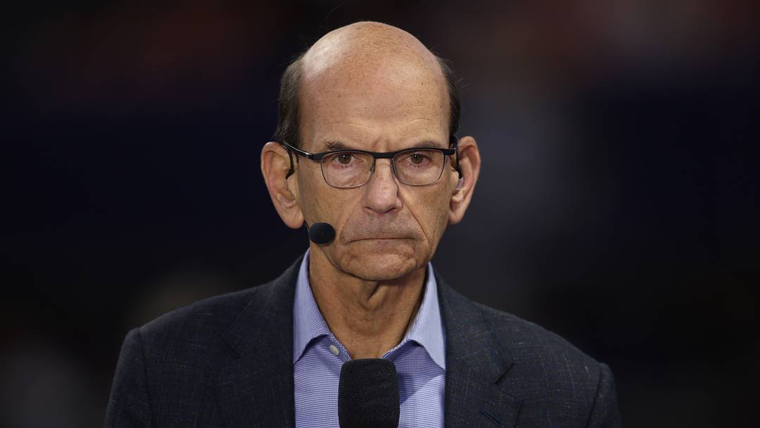 ESPN announcer Paul Finebaum before the SEC Championship game. ESPN announcer Paul Finebaum before the SEC Championship game.