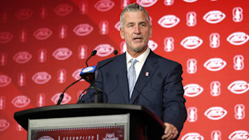 Stanford head coach Frank Reich is looking to lead the Cardinal to an upset win on Saturday.