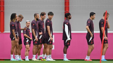 Bayern Munich training session
