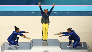 Marlon Humphrey couldn't let a sweet gesture from Simone Biles and Jordan Chiles at the Olympics go uncriticized