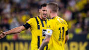 Mats Hummels schimpft mit Marco Reus