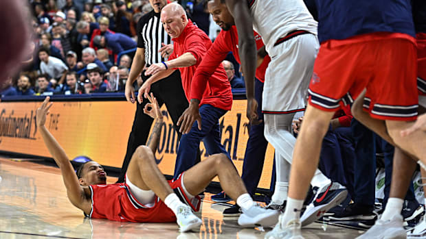 Saint Mary's guard Mikey Lewis.