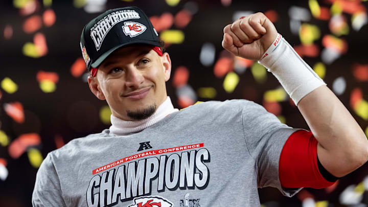 Chiefs quarterback Patrick Mahomes is the play for Fabs in his one and done league for the Super Bowl.