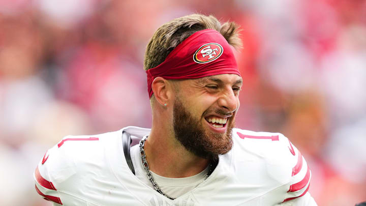 San Francisco 49ers wide receiver Ricky Pearsall (1)