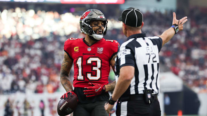Tampa Bay Buccaneers wide receiver Mike Evans. Tampa Bay Buccaneers wide receiver Mike Evans.