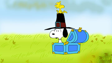 A Charlie Brown Thanksgiving Image. Image Credit to Apple. 