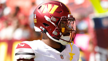Washington Commanders running back Jeremy McNichols