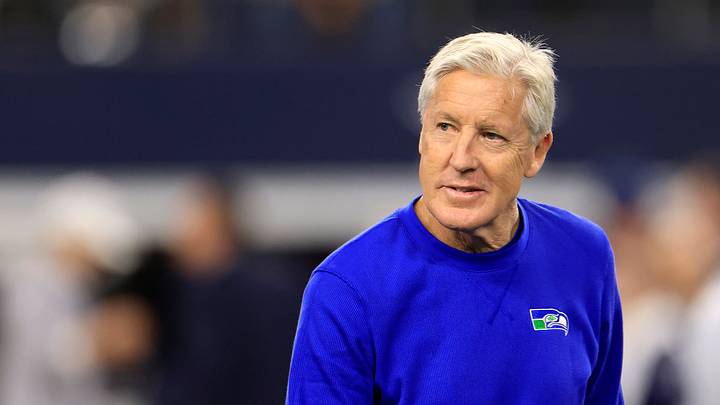 Pete Carroll of the Seattle Seahawks