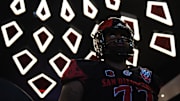 San Diego State Aztecs offensive lineman Josh Simmons. 