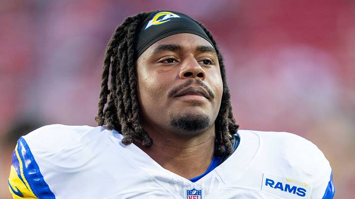 Los Angeles Rams defensive tackle Ty Hamilton.