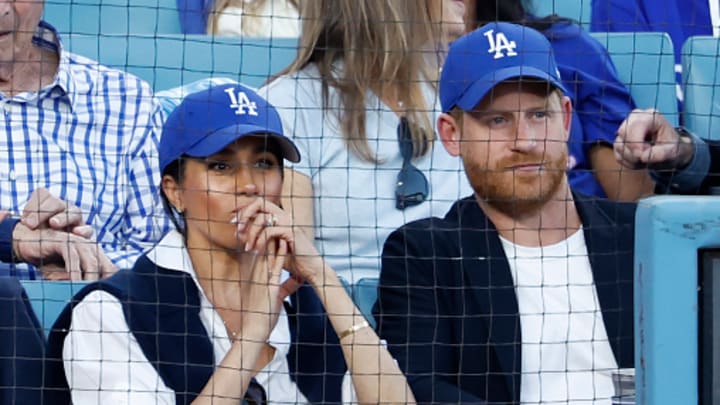 Prince Harry and Meghan Markle attended Game 4 of the World Series. Prince Harry and Meghan Markle attended Game 4 of the World Series.
