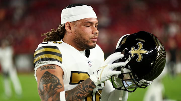 Which jerseys are the Saints wearing today in Week 5 vs. Chiefs