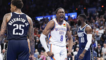 Oklahoma City Thunder forward Jalen Williams (8).