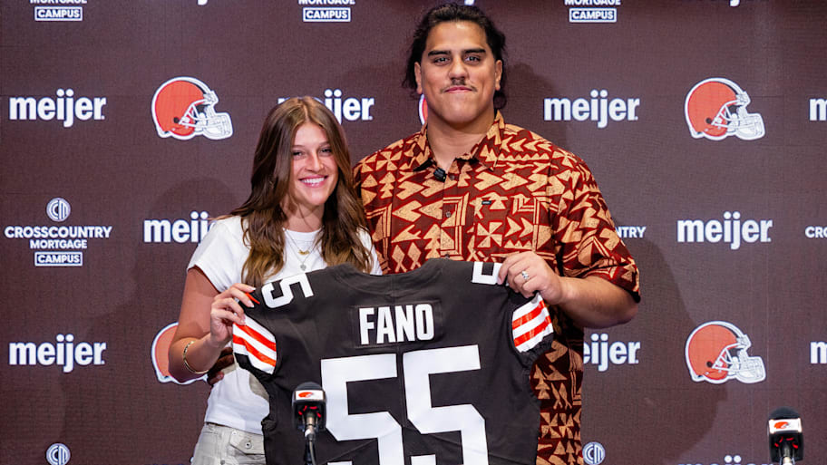 Cleveland Browns first-round draft pick Spencer Fano