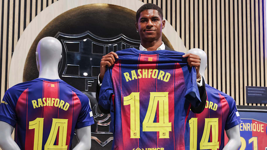 Marcus Rashford became the first Englishman to join Barcelona since Gary Lineker. | IMAGO/ZUMA Press Wire