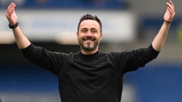 Roberto De Zerbi était le coach de Brighton.