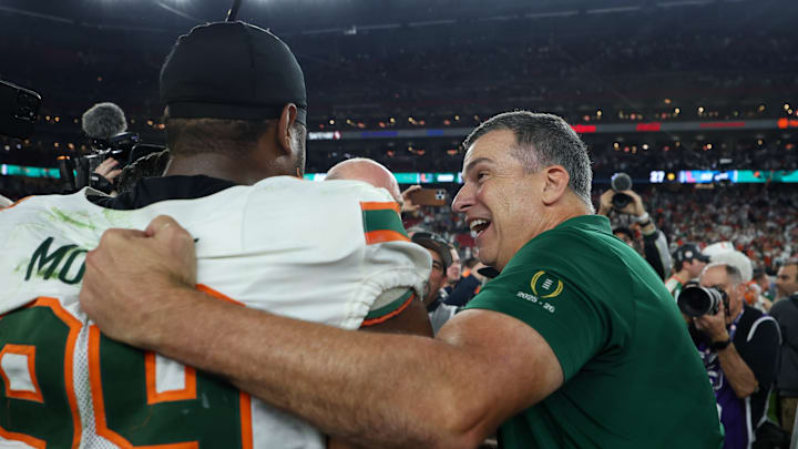 COLLEGE FOOTBALL: JAN 08 College Football Playoff Semifinal at the Vrbo Fiesta Bowl Miami vs Ole