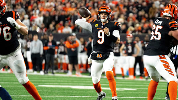 Burrow kept the Bengals’ narrow playoff hopes alive with an outstanding performance in Cincinnati’s OT win over the Broncos.