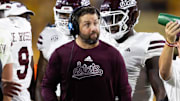 Mississippi State Bulldogs defensive coordinator Coleman Hutzler against the Arizona State Sun Devils at Mountain America Stadium. 