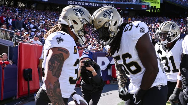 Demario Davis and Tyrann Mathie