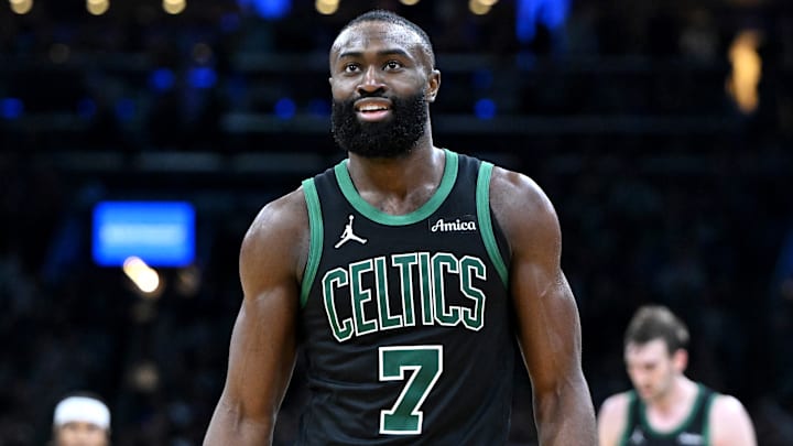 Boston Celtics wing Jaylen Brown (7).
