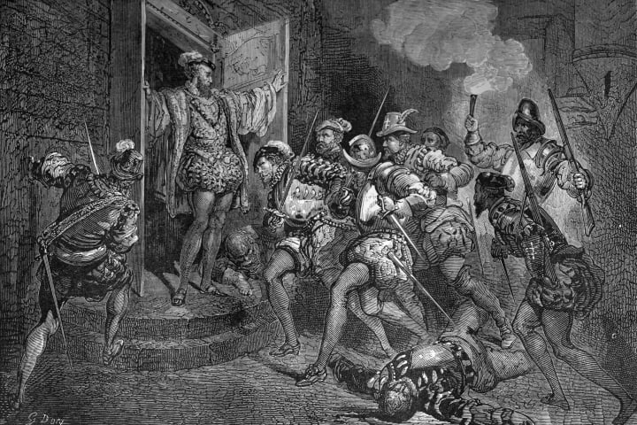 St Bartholomew's Day Massacre, 1572 (1882-1884). Artist: G Dory