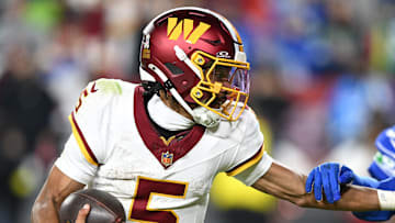 Washington Commanders quarterback Jayden Daniels