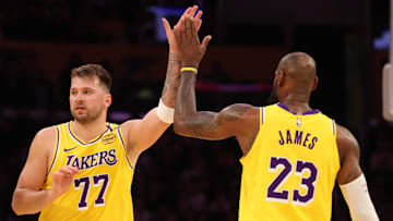 Lakers stars Luka Doncic and LeBron James will compete on Christmas Day with their team for the 27th straight year.