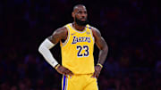 LeBron James is now in a contract year with the Lakers.