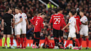 Hasil Pertandingan leg pertama perempat final Liga Europa 2022/23: Manchester United 2-2 Sevilla
