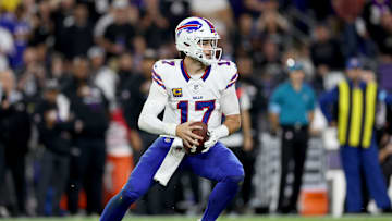 Josh Allen steps up in the pocket