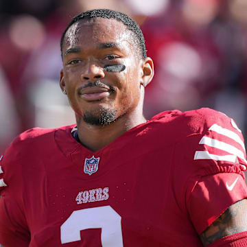 Nov 19, 2023; Santa Clara, California, USA; San Francisco 49ers cornerback Deommodore Lenoir (2) before the game against the Tampa Bay Buccaneers at Levi's Stadium.