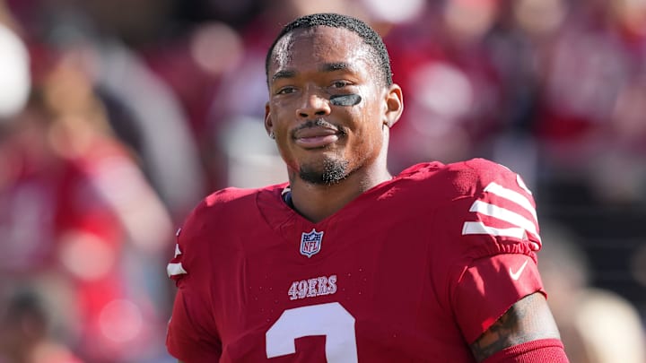 Nov 19, 2023; Santa Clara, California, USA; San Francisco 49ers cornerback Deommodore Lenoir (2) before the game against the Tampa Bay Buccaneers at Levi's Stadium.