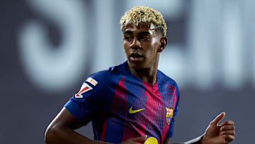 Lamine Yamal, ailier droit du FC Barcelone.