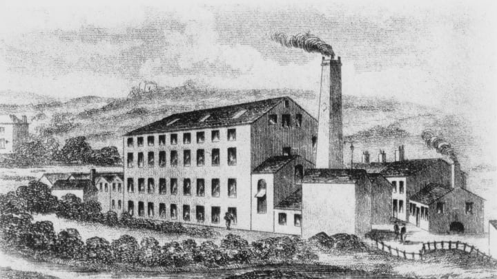 Rawfords Mill near Huddersfield, Yorkshire, was a target of the Luddite movement.