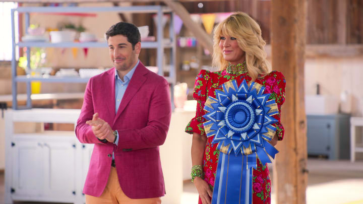 Blue Ribbon Baking Championship, Jason Biggs and Sandra Lee 