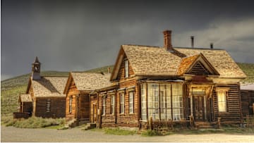 The abandoned mining town of Bodie, California.