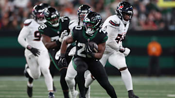 Could the winless New York Jets consider trading star running back Breece Hall? And would the Houston Texans potentially be interested? 