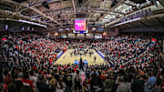 Inside the McCarthey Athletic Center during Gonzaga's 2023 Kraziness in the Kennel. 