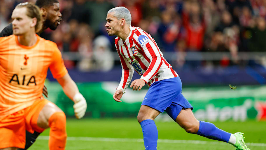 Antoine Griezmann scoring.