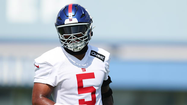 New York Giants linebacker Kayvon Thibodeaux 