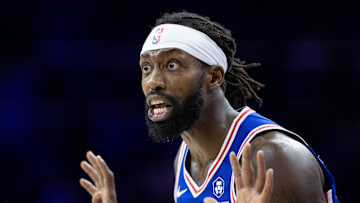 Philadelphia 76ers guard Patrick Beverley (22) against the Chicago Bulls at Wells Fargo Center. 