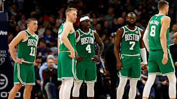 Boston Celtics, Sam Hauser, NBA Trade Rumors, Jrue Holiday, Kristaps Porzingis