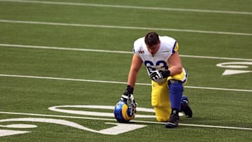 Super Bowl LVI - Los Angeles Rams Austin Corbett