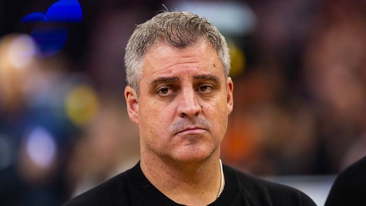 Jan 29, 2025; Phoenix, Arizona, USA; Minnesota Timberwolves assistant coach Micah Nori against the Phoenix Suns at Footprint Center. Mandatory Credit: Mark J. Rebilas-Imagn Images