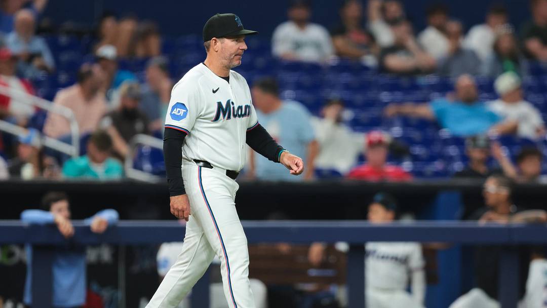 Miami Marlins manager Clayton McCullough.