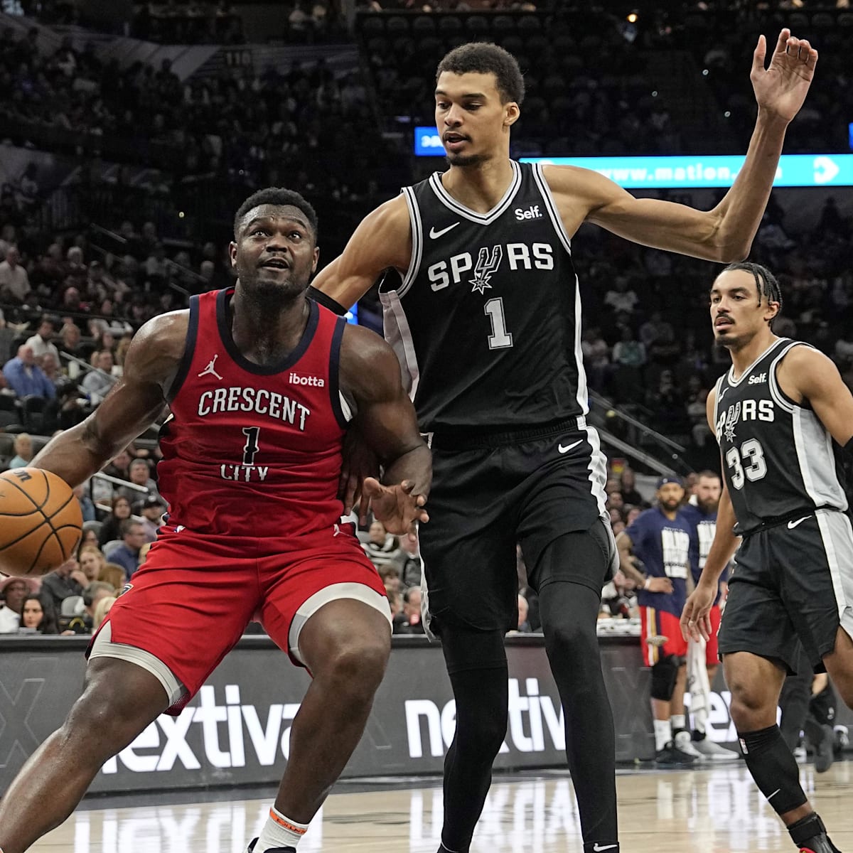 Pelicans hosts Wemby, Spurs with Zion Williamson's game status in question