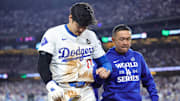 Ohtani salió lesionado del Juego 2
